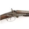 Image 2 : English double barrel SxS shotgun marked  Adams Worcester on barrel and locks with side  release lev