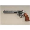 Image 3 : Colt Python DA revolver, .357 Magnum cal., 8”  ventilated rib barrel, blue finish,  checkered combat