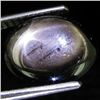 5.71ct Black Star Sapphire Oval Cabochon (GEM-049988)