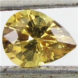 1.33ct Greenish Yellow Sapphire Pear  (GEM-050128)