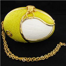 Handmade Carved Goose Egg Clutch Handbag Evening Bag (ACT-000413)