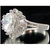 Image 2 : 18.25twc Diamond Simulant White Gold Vermeil Ring (JEW-004462)