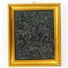 Image 1 : Framed Sapphire Gemstone Elephant Scene (DEC-000466)