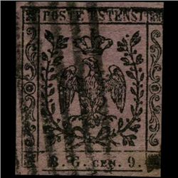 1853 Modena 9c Stamp (STM-000976)