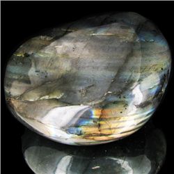 665ct Large Polished Rainbow Labradorite Cabochon (MIN-001662)