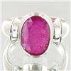 Image 1 : 31.6twc Ruby Sterling Ring (JEW-004112A)