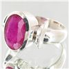 Image 2 : 31.6twc Ruby Sterling Ring (JEW-004112A)