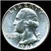 Image 1 : 1961 Washington 25c MS65/66 Underweight ERROR (COI-012316)