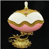 Image 1 : Fabrege Style Decorative Egg Ring Box (DEC-000596)
