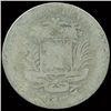 Image 2 : 1913 Venezuela 2 Bolivar Silver (COI-013511)