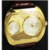 Image 2 : New Ice Time Mens Diamond Bezel Watch Gold Plated (WAT-000332)