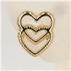 Image 1 : 1.40twc 10k Gold Heart Earrings (JEW-002931)