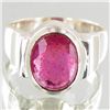 Image 1 : 38twc Ruby Sterling Ring (JEW-004114A)