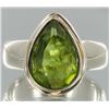 Image 1 : 40.05twc Natural Pakistan Peridot Sterling Ring (JEW-004520)