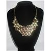 Image 1 : 202CTW BROWN STRAWBERRIES BRASS NECKLACE;18INCH