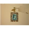 21.75 CTW SEMIPRECIOUS PENDANT .925 STERL