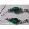 Natural 31.20ct Emerald/Tanzanite/Semi Precious Earring