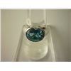 32.75 CTW BLUE TOPAZ RING .925 STERLING SILVER