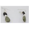 Image 1 : NATURAL EARRINGS .925 STERLING SILVER