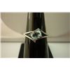 10.90 ctw Blue Topaz  Ring .925 Sterling Silver