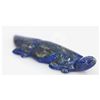 Image 1 : NATURAL 123.87 CTW LAPIS LIZARD FIGURE