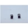 Image 1 : 13.55 CTW AMETHYST EARRING .925 STERLING SILVER