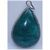 Image 1 : 68.60 CTW EMERALD PENDANT .925 STERLING SILVER