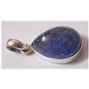 Image 1 : NATURAL 24.45 CTW TANZANITE PEARCUT PENDANT .925 STERLI