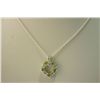 Image 1 : 17.35 ctw peridot and blue topaz Pendant with chain .92