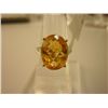 Image 1 : 23.00 CTW CITRINE RING .925 STERLING SILVER