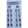 Image 1 : 33.65 CTW AMTHYST EARRINGS .925 STERLING SILVER