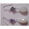 Natural 35.95 ctw Semi Precious Earring .925 Sterling