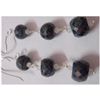 Natural 57.10ct Sapphire Earring .925 Sterling