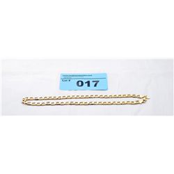 Man's 18kt Gold Clad Necklace 20"