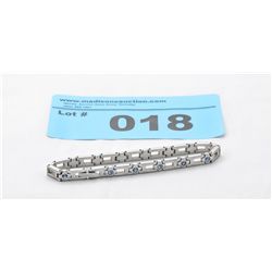 Blue Topaz Tennis Bracelet