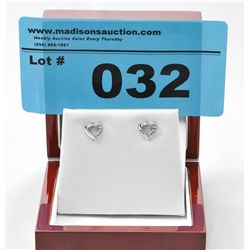 Sterling silver Diamond Earrings