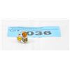 Image 1 : Genuine Baltic Amber Ring in 925 Silver