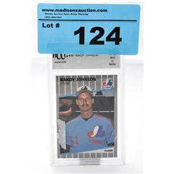 Expos randy johnson collectors trading card