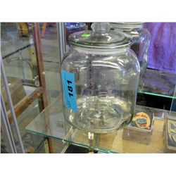 5 cent glass peanut jar