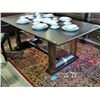 Image 1 : Contemporary mohagany finish dining room table