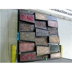 Decorative abstract metal art wall hanging