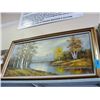 Image 1 : Framed original oil on canvas painting signed