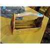 Image 1 : Nicely wood crafted stable box for horse brushes