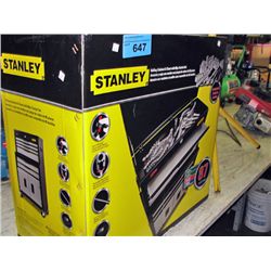 Stanley rolling cabinet and chest with 85 pc