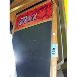 Molson canadian wall mount chalk menu/ score board