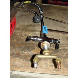 commercial quality sink attachement with spray