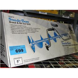 Brace and bit ice drill