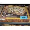 Image 1 : Crystal clear 27pc double shot checkers set