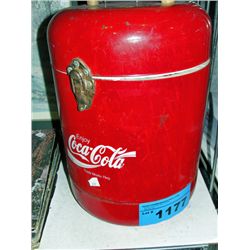 Vintage coca cola tin cooler