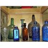 Image 1 : Shelf lot of vintage collectors bottles, vase, etc